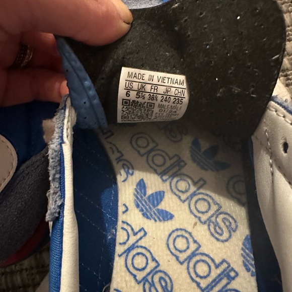 adidas SL 72 Blue, White & Red Retro Trainer - Picture 3 of 6